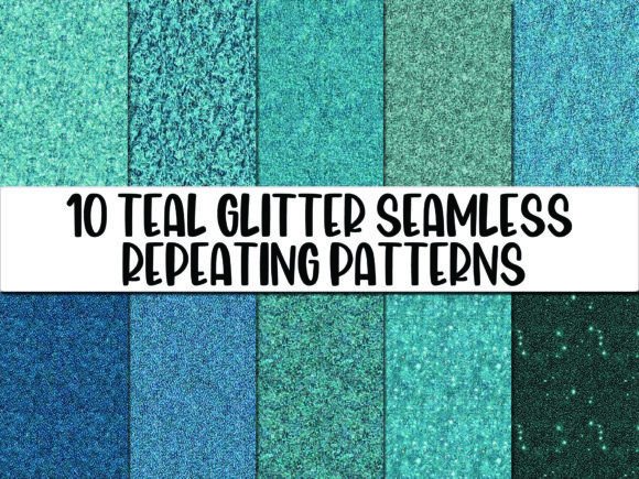 10 Teal Glitter Backgrounds for Sparkling Creative Projects