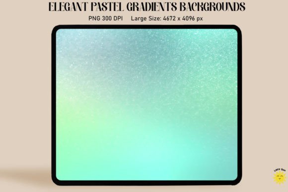 Blue Green Pastel Gradient Backgrounds: A Designer's Gentle Touch