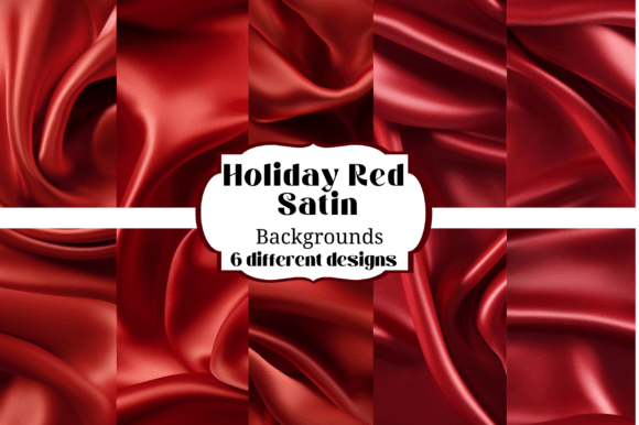 Elevate Your Projects with Holiday Red Satin Backgrounds