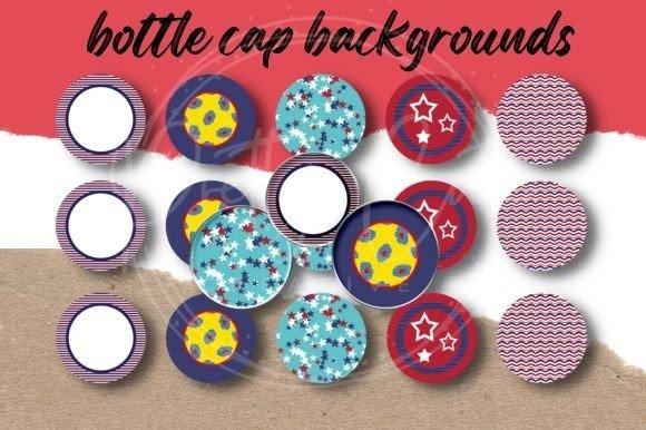 Elevate Your Projects with Patriotic Round Circle Backgrounds