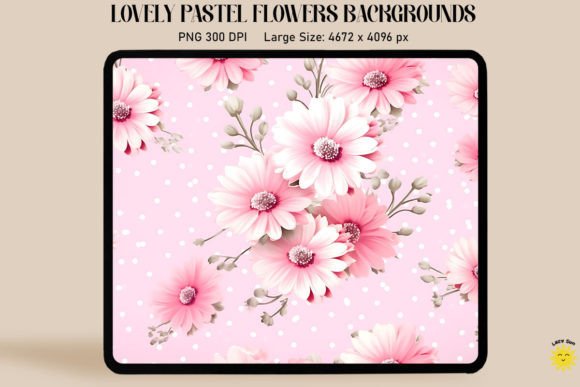 Embrace Soft Elegance with Lovely Pink Pastel Flowers Backgrounds