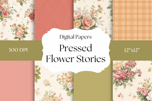 Pressed Flower Vintage Floral Backgrounds: A Guide to Nostalgic Design