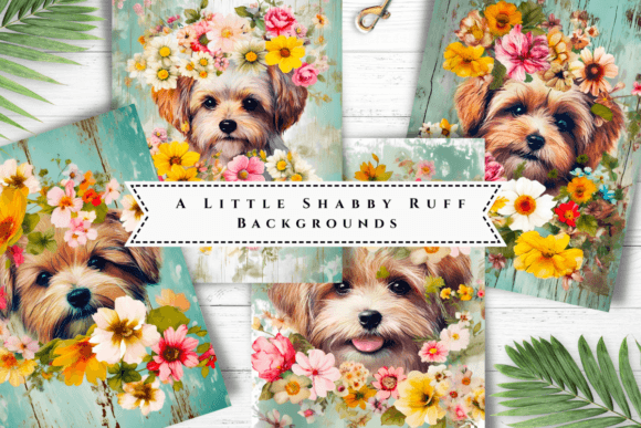 Shabby Chic Floral Dog Backgrounds: A Designer's Guide