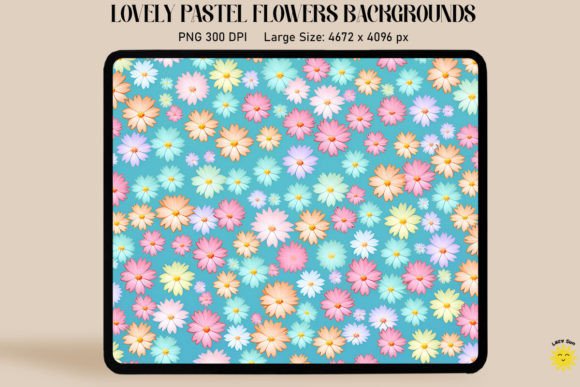 Soft & Dreamy: Using Mini Flowers Pastel Backgrounds in Design