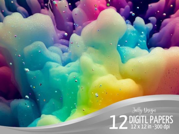 Spark Creativity: Using Rainbow Magic Foam Explosion Backgrounds