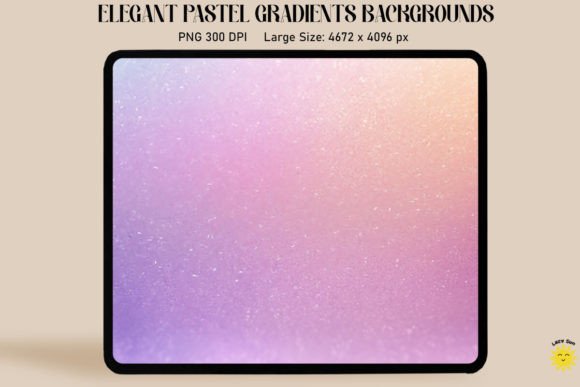 The Gentle Power of Lilac Yellow Pastel Gradient Backgrounds