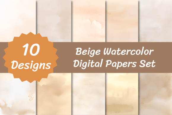 The Warmth of Beige Watercolor Backgrounds: A Designer's Guide