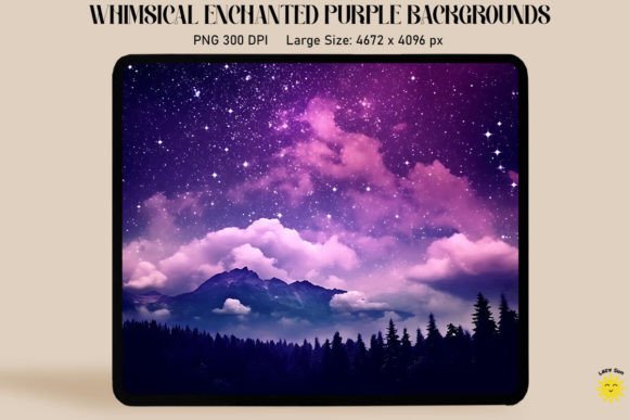 Unlocking the Magic of Enchanted Purple Night Sky Backgrounds